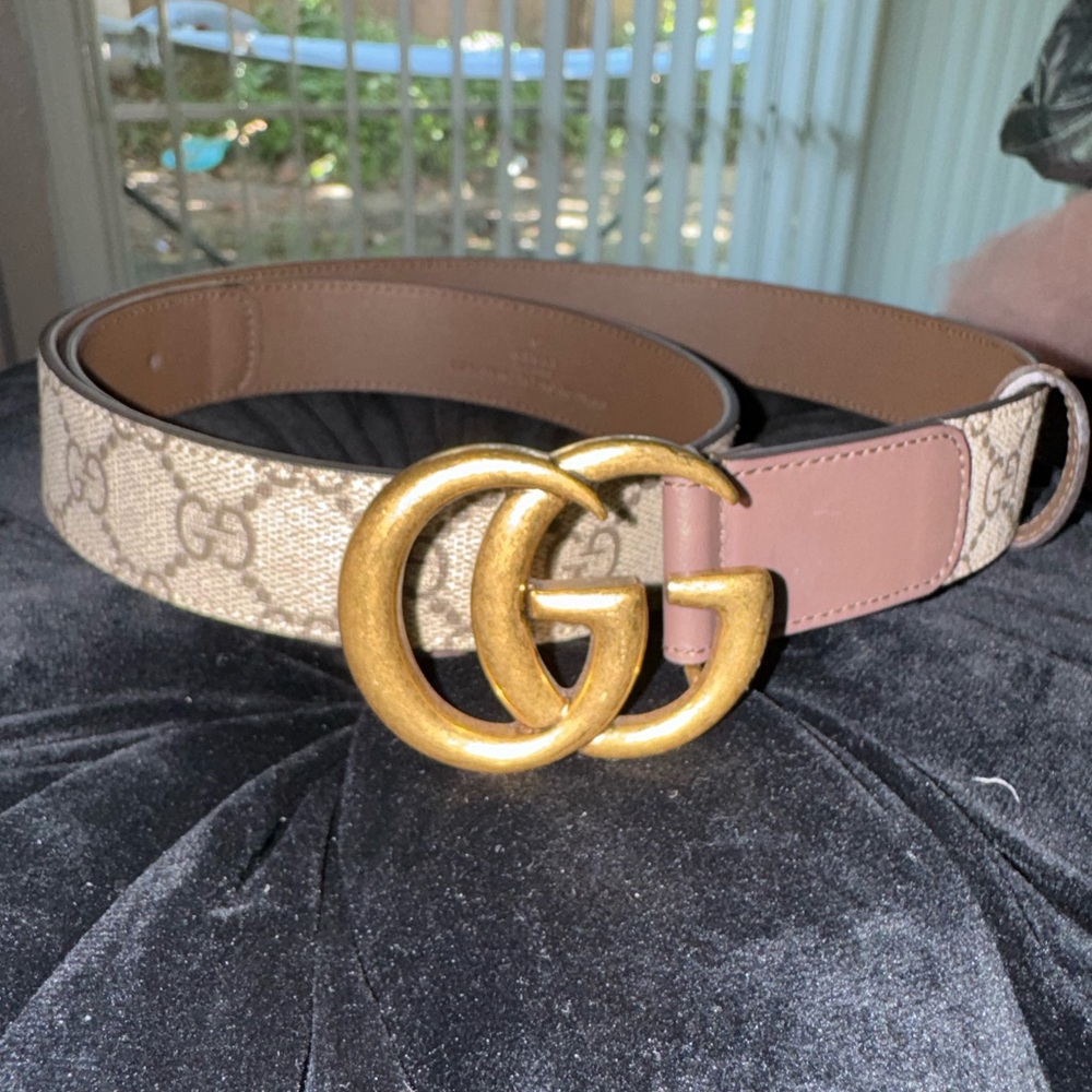 Authentic Gucci Marmont Belt New 🤎